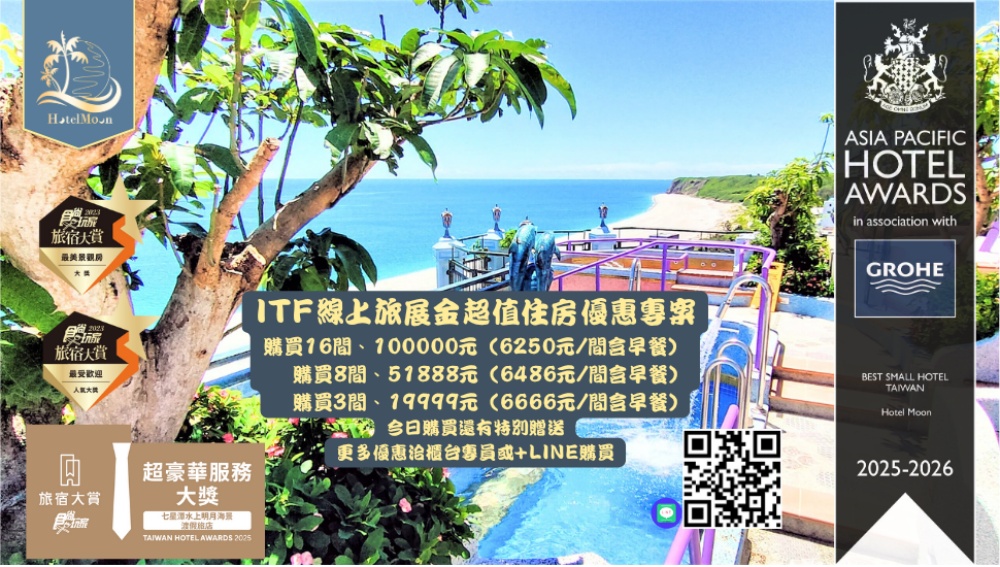 圖▲ ITF線上旅展限時優惠開搶!(圖/業者提供)