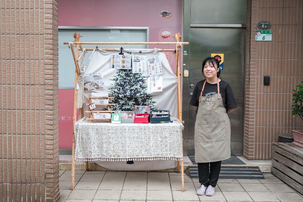 圖▲無薇不至青年1及2庇護工場,外商品販售展示區。