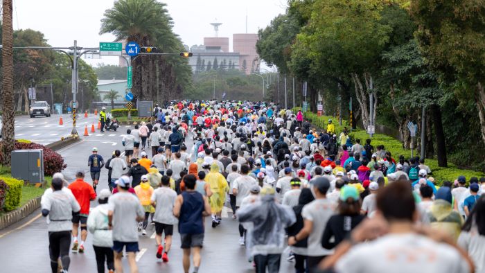 《圖說》林口區湧進近4千名熱血跑者。〈林口區公所提供〉