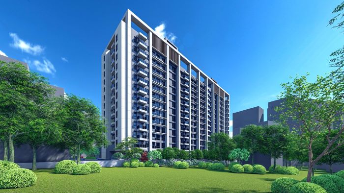 《圖說》新店大學城模擬圖。〈住都中心提供〉