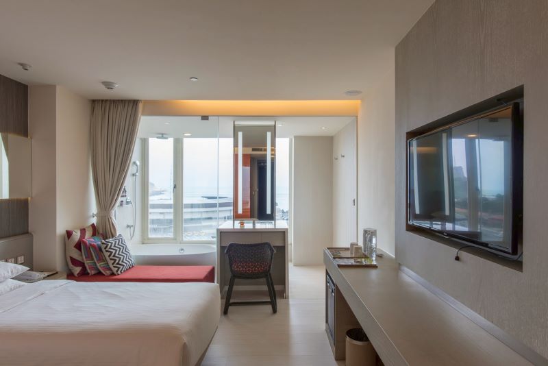 服務品質再升級 新北32家旅宿業獲國際認證殊榮 6 《圖說》114年ISQM國際服務品質認證獲獎業者--薆悅酒店野柳渡假館一館。〈圖薆悅酒店野柳渡假館一館提供〉