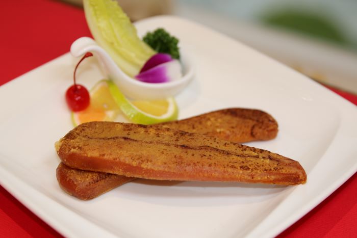 《圖說》「火烤野生烏魚子」〈淡水區漁會提供〉