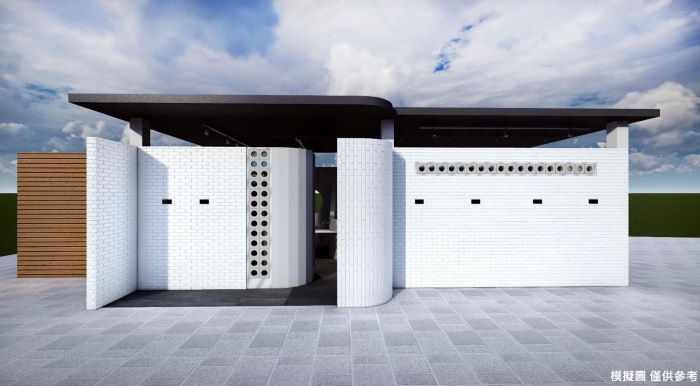 《圖說》安坑輕軌雙城站廁所模擬圖。〈捷運局提供〉