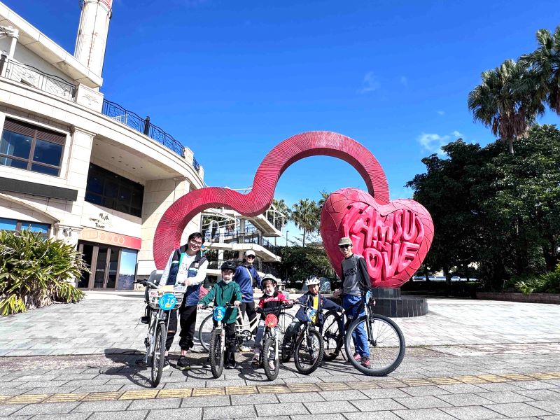 《圖說》新北河濱公園自行車租借站-淡江站試營運，歡迎搶先體驗。〈高灘處提供〉