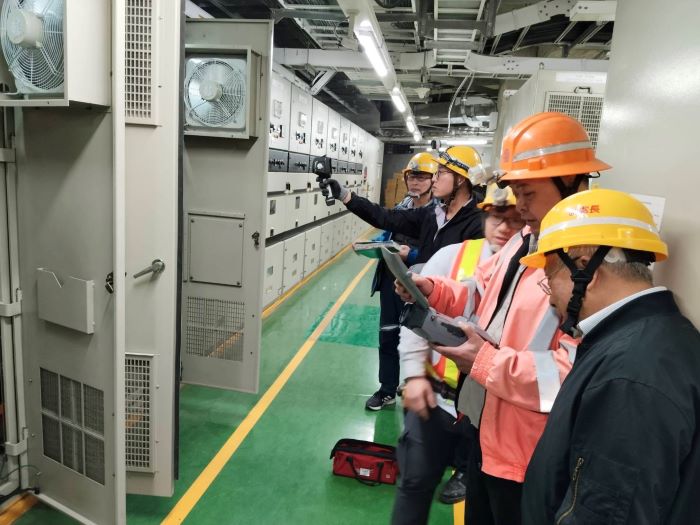 《圖說》台電公司基隆區營業處為確保春節期間電力供應穩定、民生服務不中斷，提前啟動「春節穩定供電計畫」。〈基隆區處提供〉