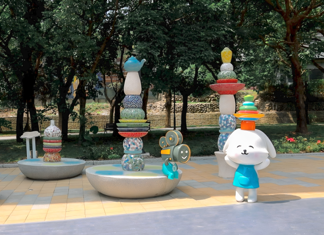 《圖說》三鶯線陶瓷老街站「有趣」。〈捷運局提供〉