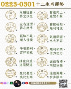 阿墨老師易經占卜生肖運勢大解密0223-0301 3 1771567692606