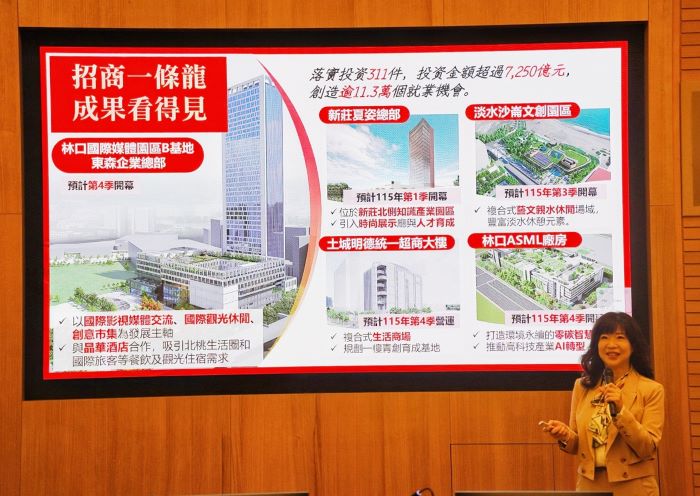 《圖說》經發局長盛筱蓉今日在市政會議中，以「2026開工大吉+馬力全開+百業齊發」為題提出專案報告。〈經發局提供〉