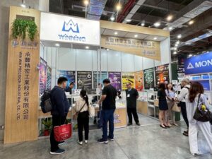 《圖說》承豐精密工業公司去年5月於「COMPUTEX+2025」參展。〈經發局提供〉