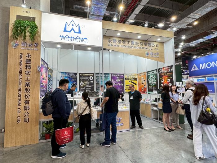 《圖說》承豐精密工業公司去年5月於「COMPUTEX+2025」參展。〈經發局提供〉