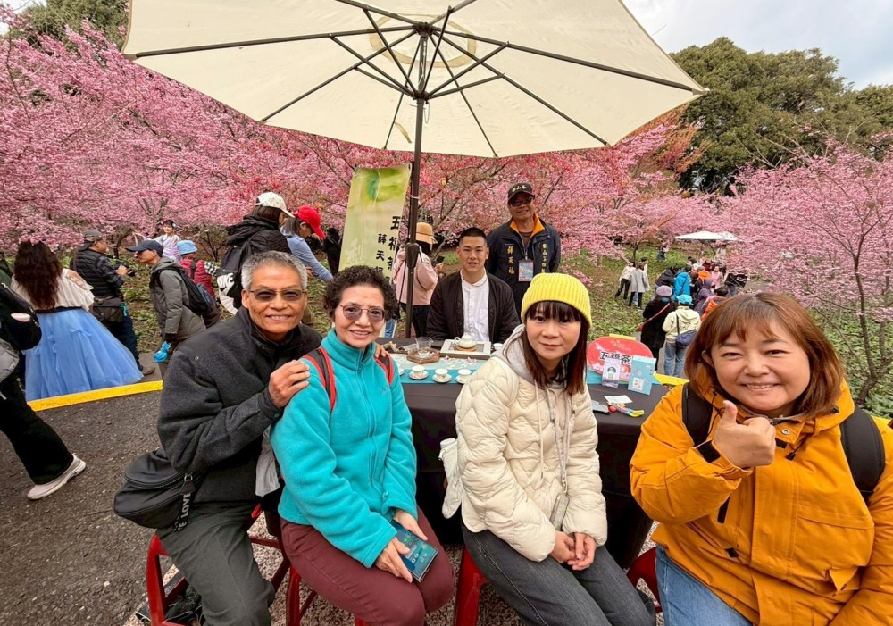 梨山高山茶香迎春 2026「櫻為幸福・封茶藏富」品茗茶會圓滿成功 6 02梨山高山茶香迎春櫻花茶會