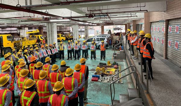 《圖說》陳据湖處長勤前教育強調安全第一,提醒同仁特別注意。〈基隆區處提供〉