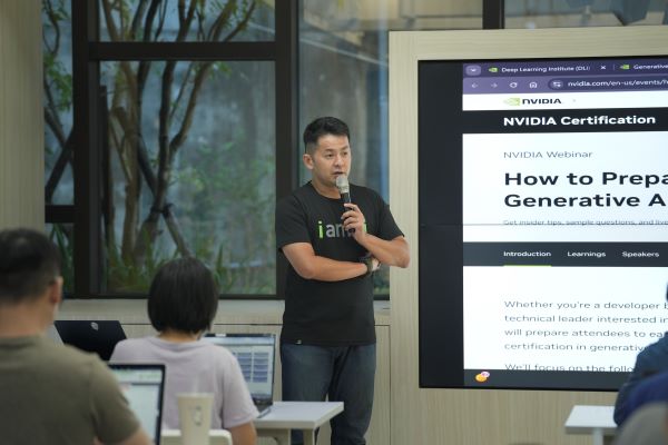 《圖說》新北青年局將於3月24日舉辦「NVIDIA GTC 2026 Watch Party」，專家現場導讀解析黃仁勳演講重點--圖為資料照片。〈青年局提供〉