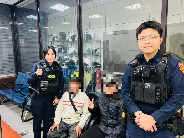 《圖說》海山警短短十天內，接連協助4名迷途長者平安返之一。〈海山分局提供〉