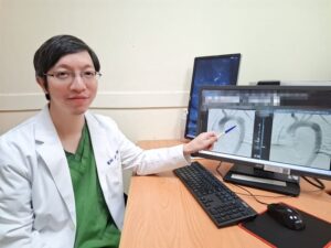 《圖說》臺北醫院心臟血管外科孟繁傑醫師提醒，車禍、自摔或高處墜落後，可能隱藏心臟或主動脈損。〈臺北醫院提供〉