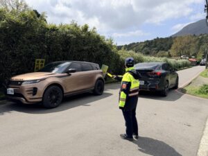 海芋季浪漫登場 北投警走進花海宣導交通安全與識詐反毒 8 1773456857405