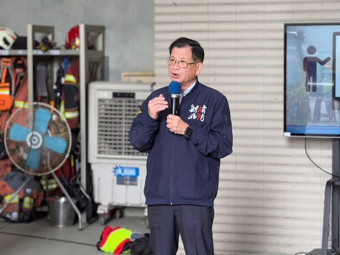 整合強化輪值任務 新北特搜跨區實境演練 14 《圖說》消防局長陳崇岳強調,透過跨區合作模式,強化未來在重大災害發生時的聯合動員與救援協調能力。〈消防局提供〉