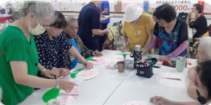 《圖說》文健站長者平時上課情形。〈原民局提供〉