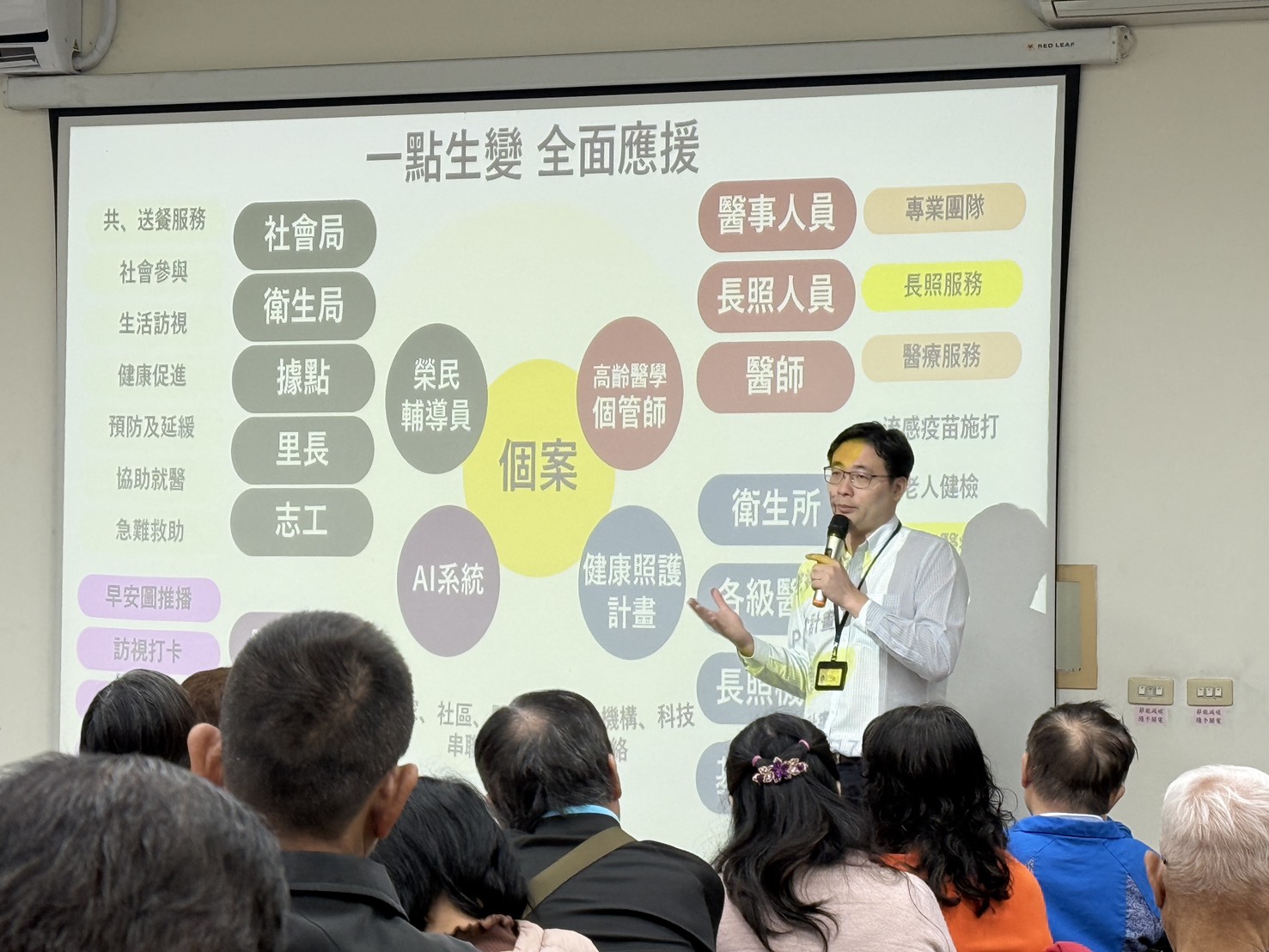 圖說2：高雄榮民總醫院王郁鈞醫師講授課程