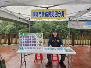 i台灣2.0安樂社區全民健走暨身心障礙健走活動 基四警到場識詐宣導 13 一 107