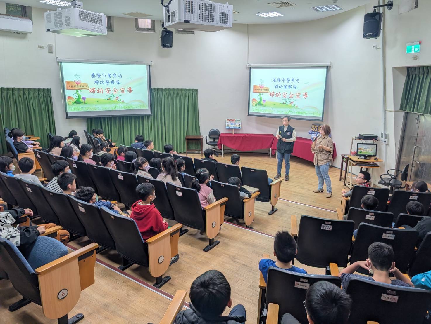基警入校宣導  建立學童身體紅線意識