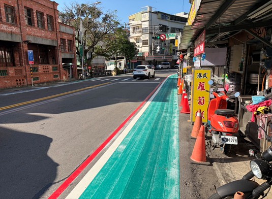 北深路2段增設標線型人行道至深坑街口