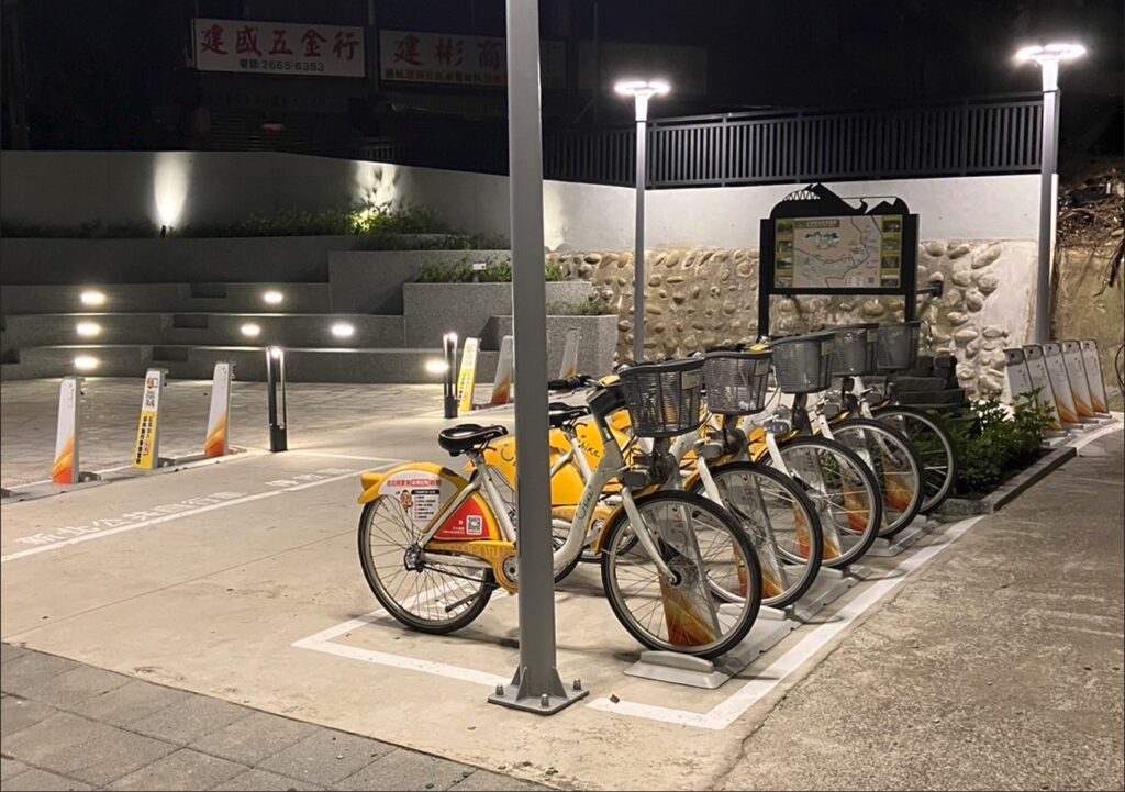 坪林消防隊舊址變身YouBike站 串聯茶鄉春意 2 坪林區「國中碇坪路二段口」YouBike租賃站