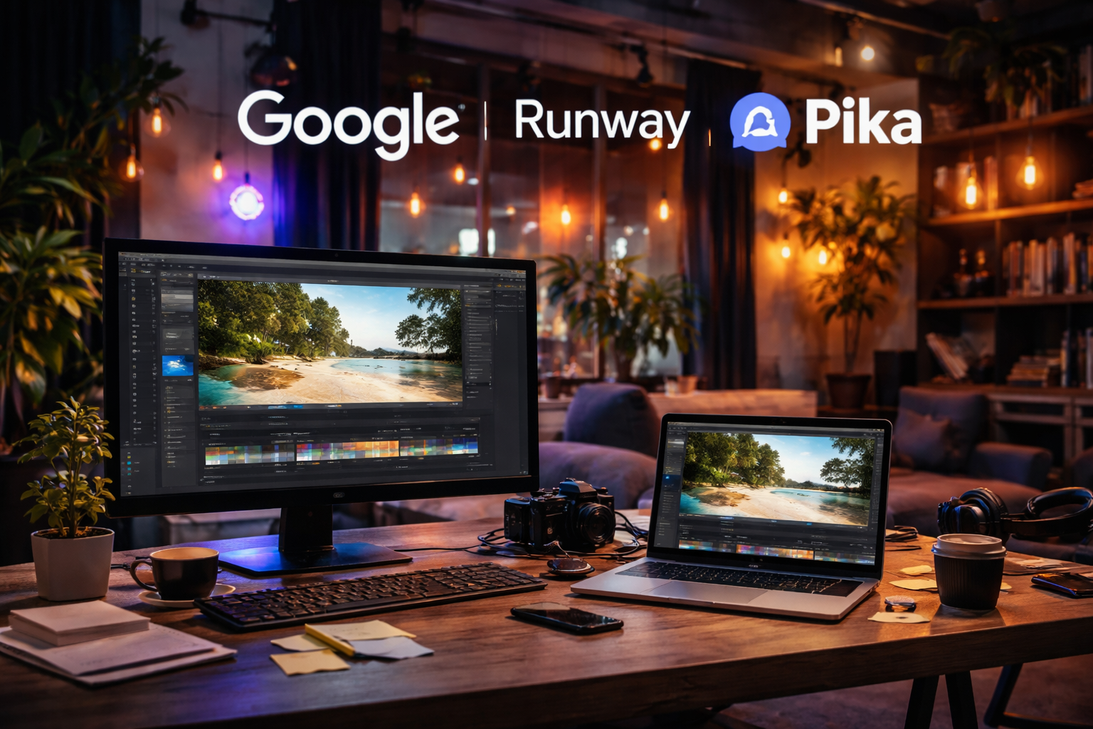 Google、Runway、Pika全面升級影音AI平台！「即時生成＋協作剪輯」成新戰場