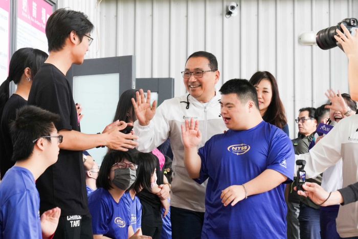 《圖說》三重運動中心打造共融空間，讓不同族群自在參與運動。〈體育局提供〉