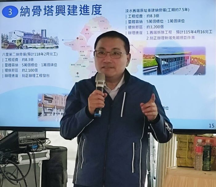 清明視察五城公墓 侯:完善市民生命終章服務 5 《圖說》侯友宜市長指示市府團隊,須持續強化殯葬服務量能,提供市民更尊嚴、溫馨的生命終章服務。〈民政局提供〉