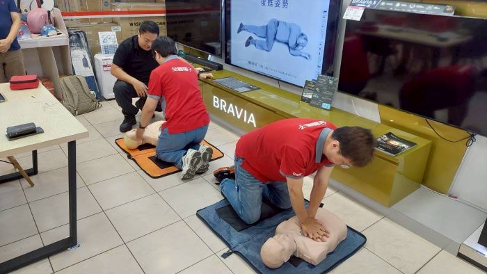 《圖說》強韌臺灣計畫區企業防災輔導。〈消防局提供〉