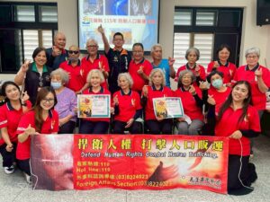 花警外事至原民文化協會進行防制人口販運宣導 5 一 44