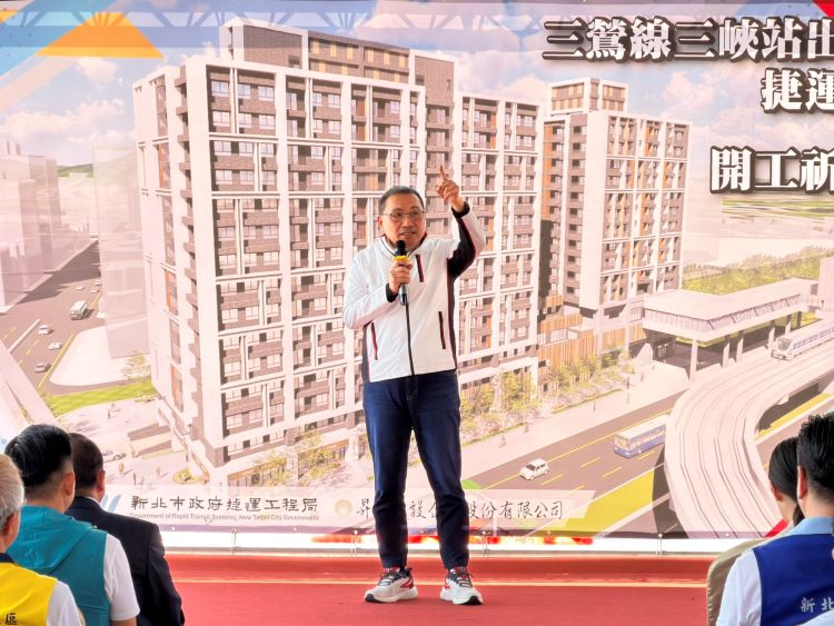 《圖說》市長侯友宜表示，新北捷運持續以「以站為心、以人為本」為核心理念，逐步建構完善的捷運生活圈。〈捷運局提供〉