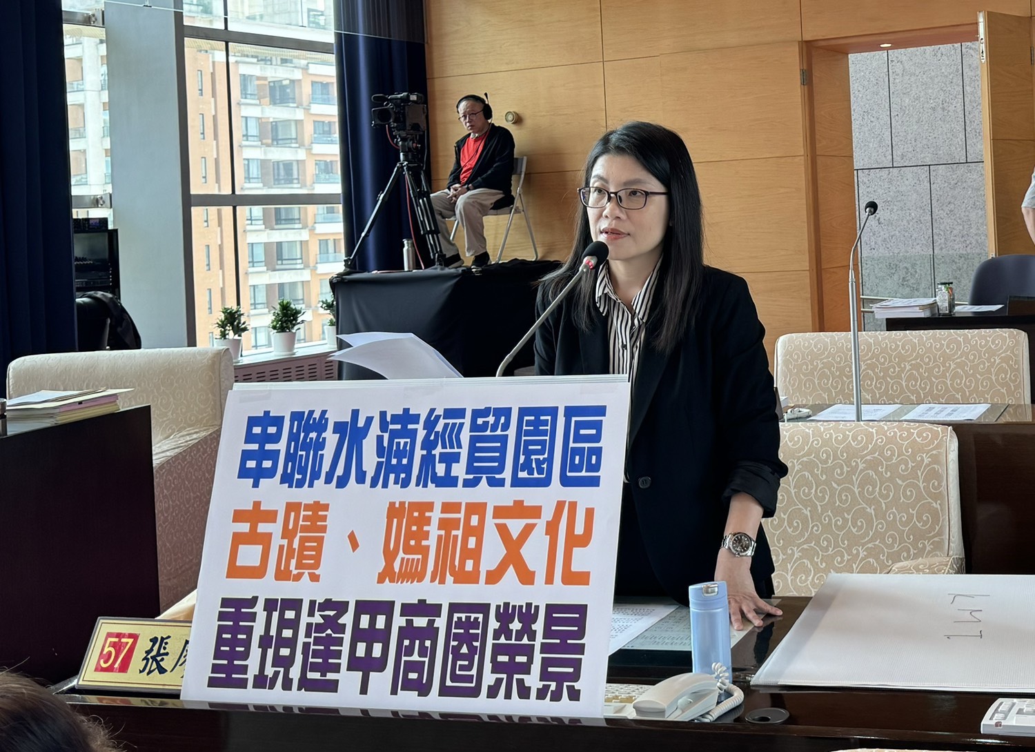 搶救逢甲商圈　張廖乃綸籲整合水湳園區及周邊古蹟文化行銷