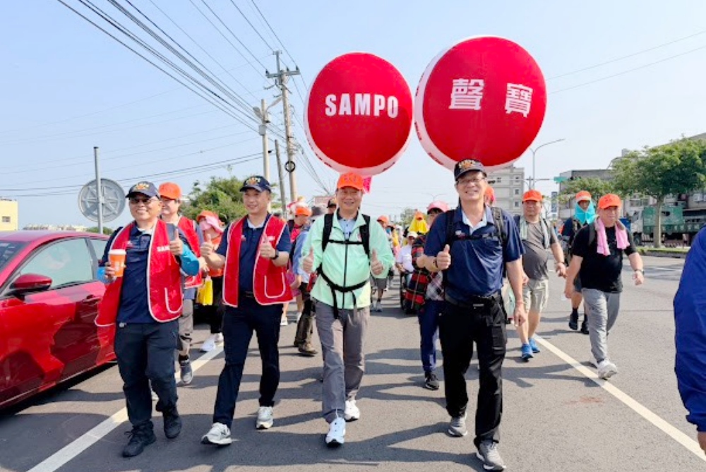 02聲寶勇腳隊隨白沙屯媽祖進香130公里