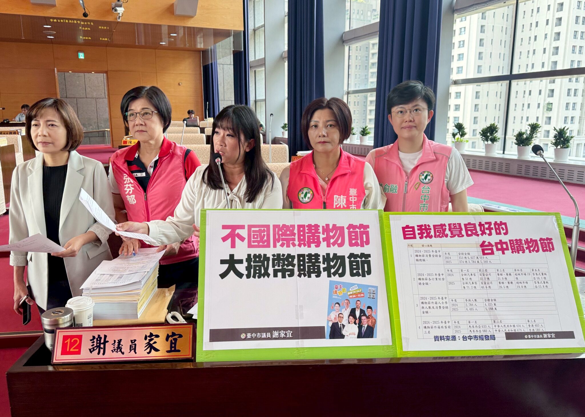 台中購物節「國際化」  議員批「誇大其詞」
