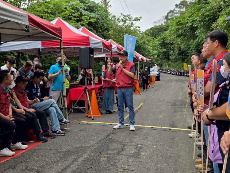 《圖說》劉和然副市長講評。〈消防局提供〉
