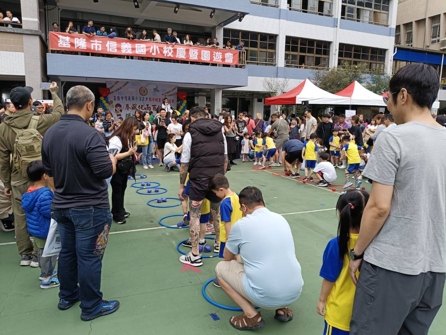 校慶園遊會變身反霸凌教室  信義國小熱鬧登場  少年隊設攤宣導守護學童