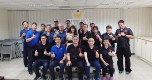 《圖說》雙北消防交流合影。〈消防局提供〉