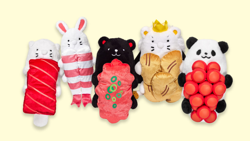 萌抱壽司45cm娃娃