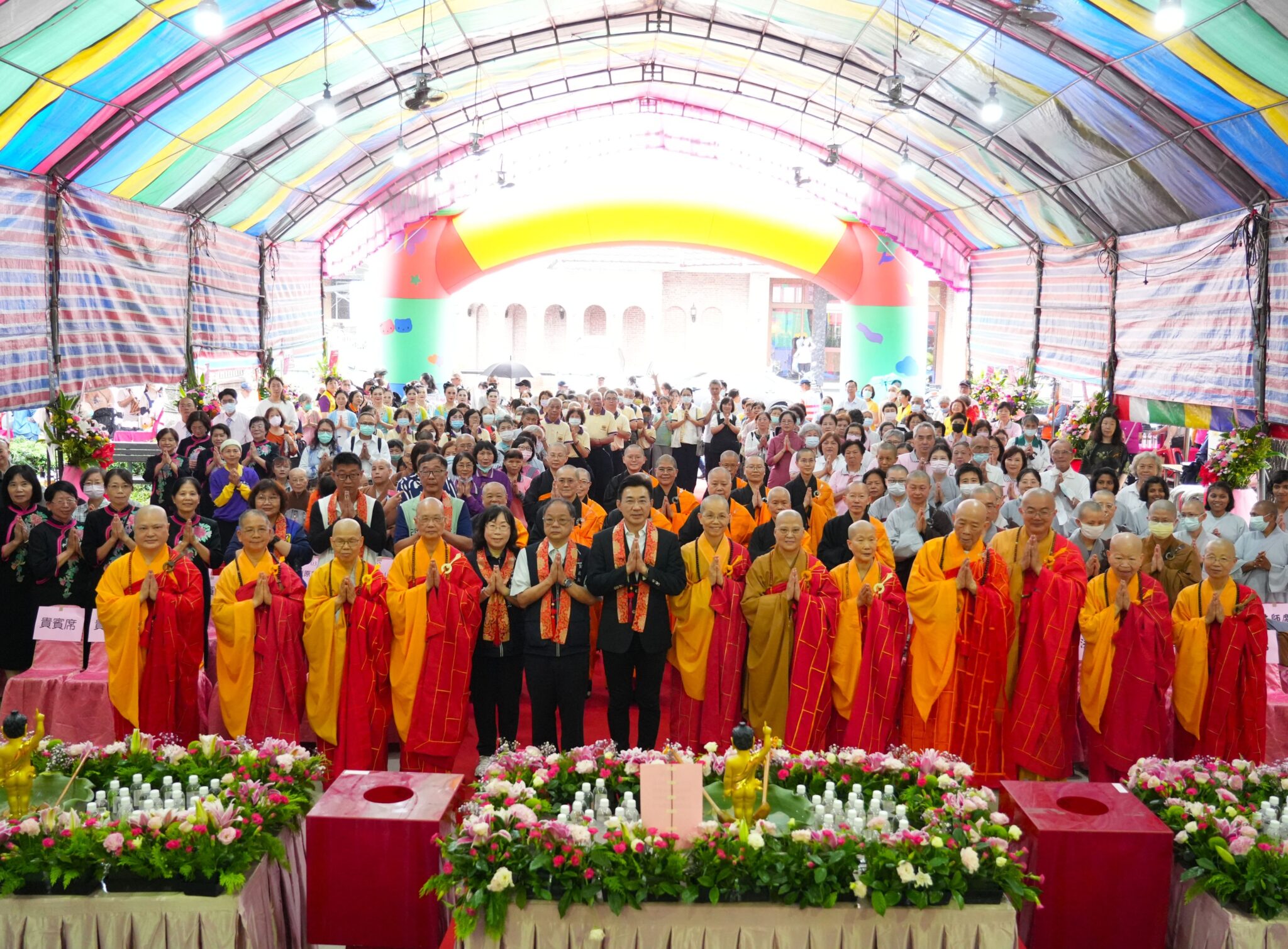 大台中佛教會浴佛祈福大會   上千信眾共沐佛恩