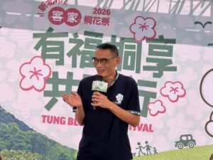 《圖說》新店區長黃秀川感謝大家來參與啟動儀式。〈新店區公所提供〉