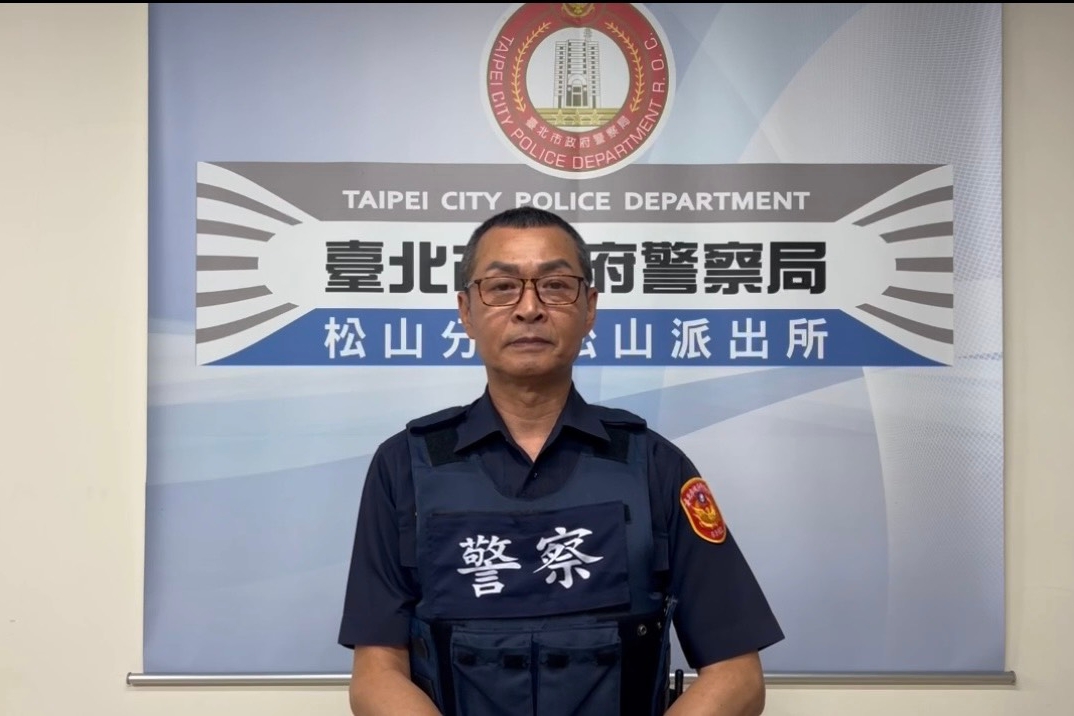 男子毒效發作倒臥派出所前  松山警即時關心意外查獲毒品