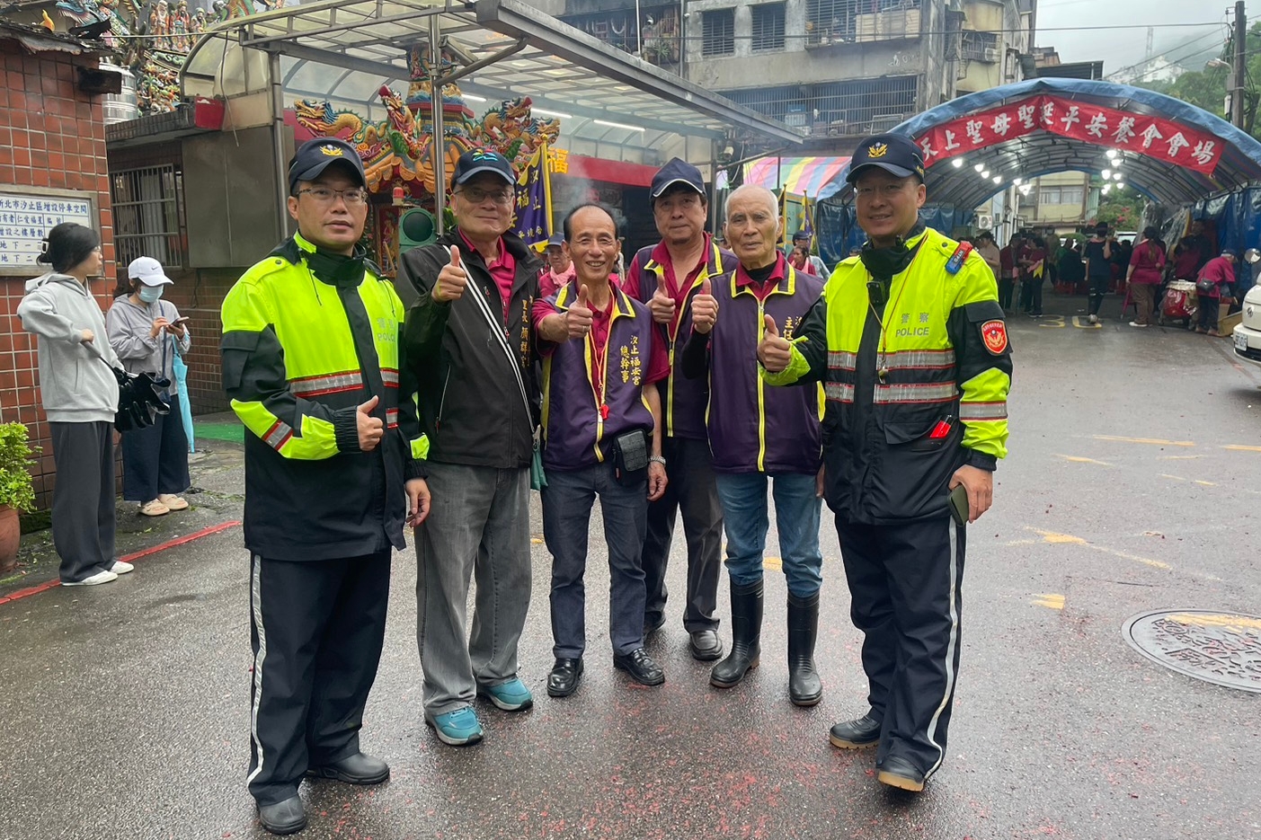 汐止警分局16宮廟聯合遶境圓滿落幕  警民合作落實優質宮廟文化達成零滋事