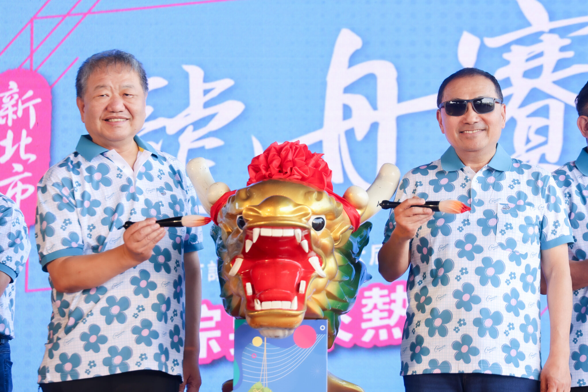 新北議長盃龍舟賽祭江　 侯友宜：１０５隊、二千二百好手競逐 盼提高臺灣國際能見度