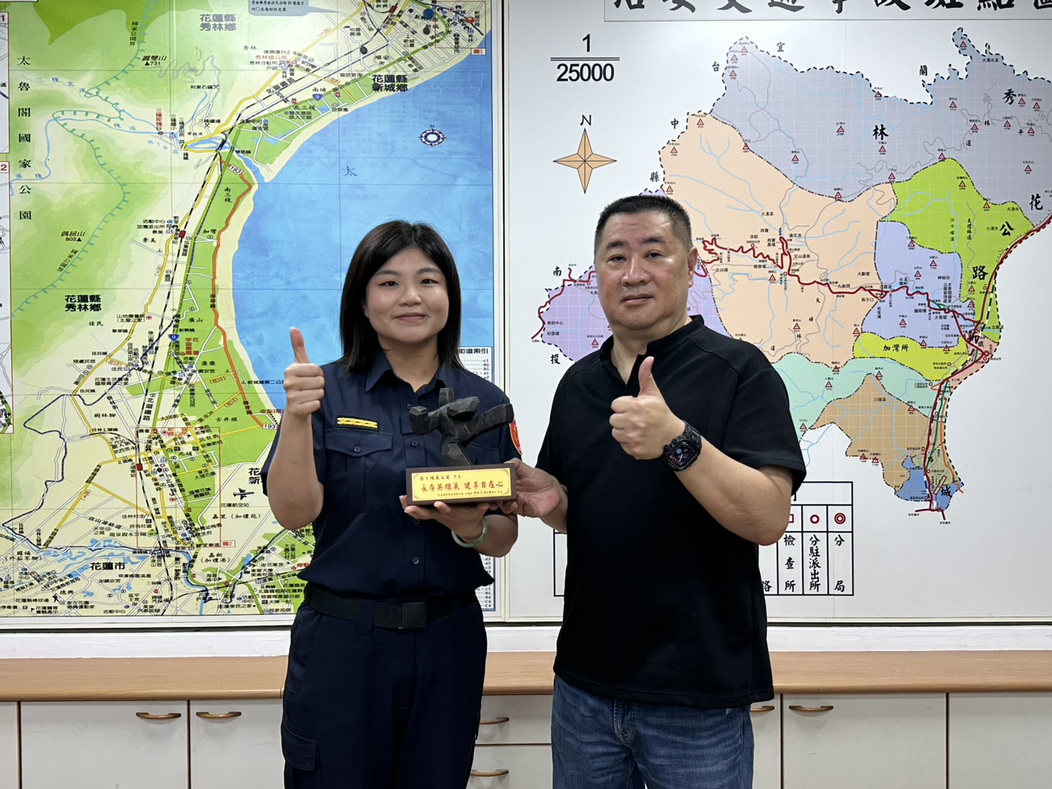 37載警職生涯圓滿落幕  新城警歡送資深刑事小隊長退休